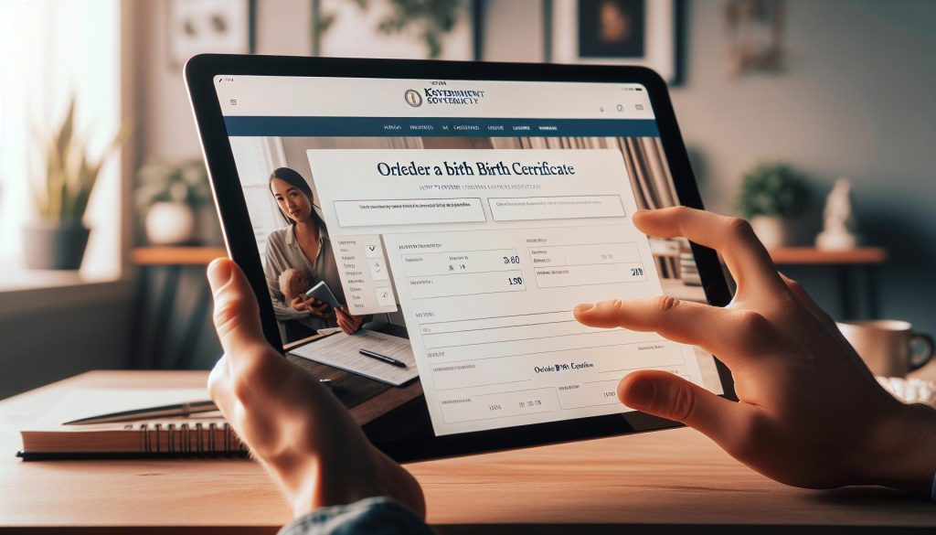 How to Order a Birth Certificate in Kentucky Online