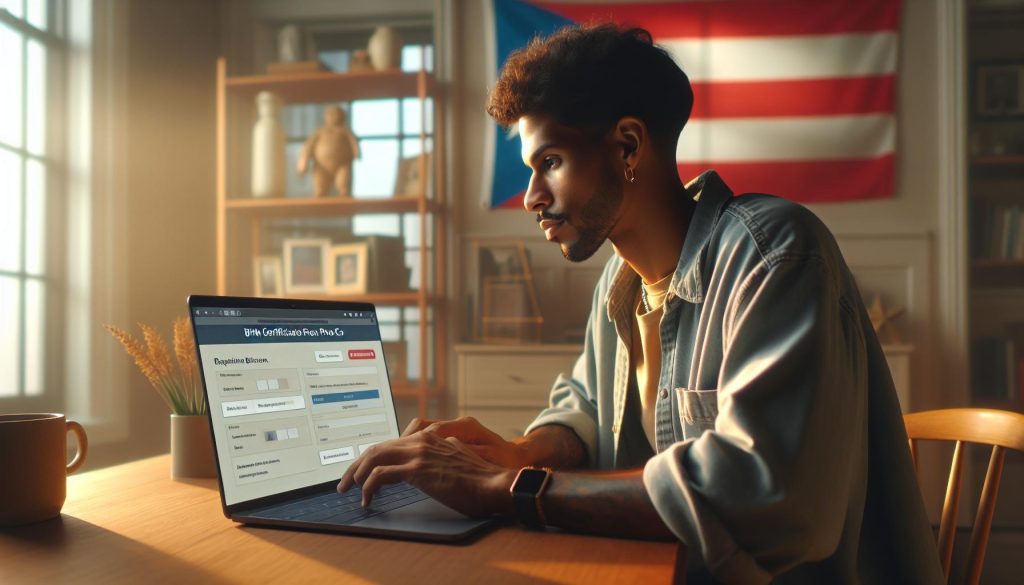 How to obtain a birth certificate from Puerto Rico online