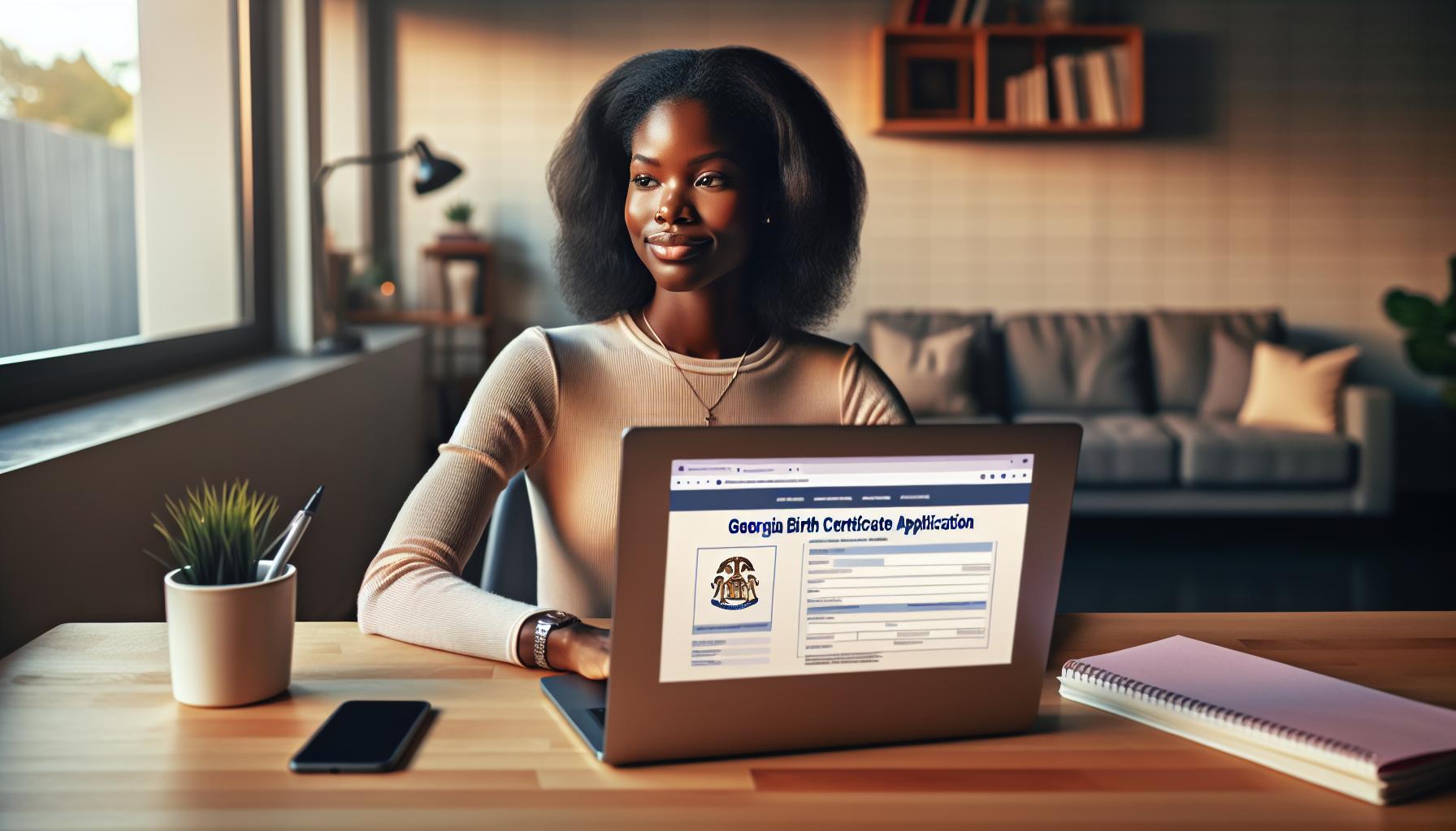 Online Application Process for Georgia Birth Certificates