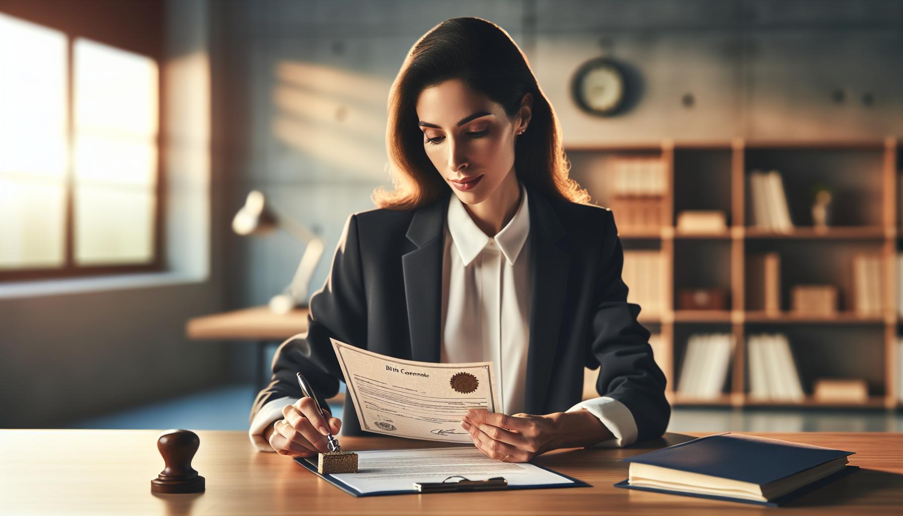 Understanding Notary Requirements for Birth Certificates