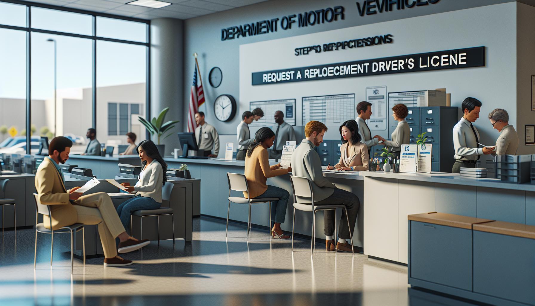 Steps to Request a Replacement Drivers License