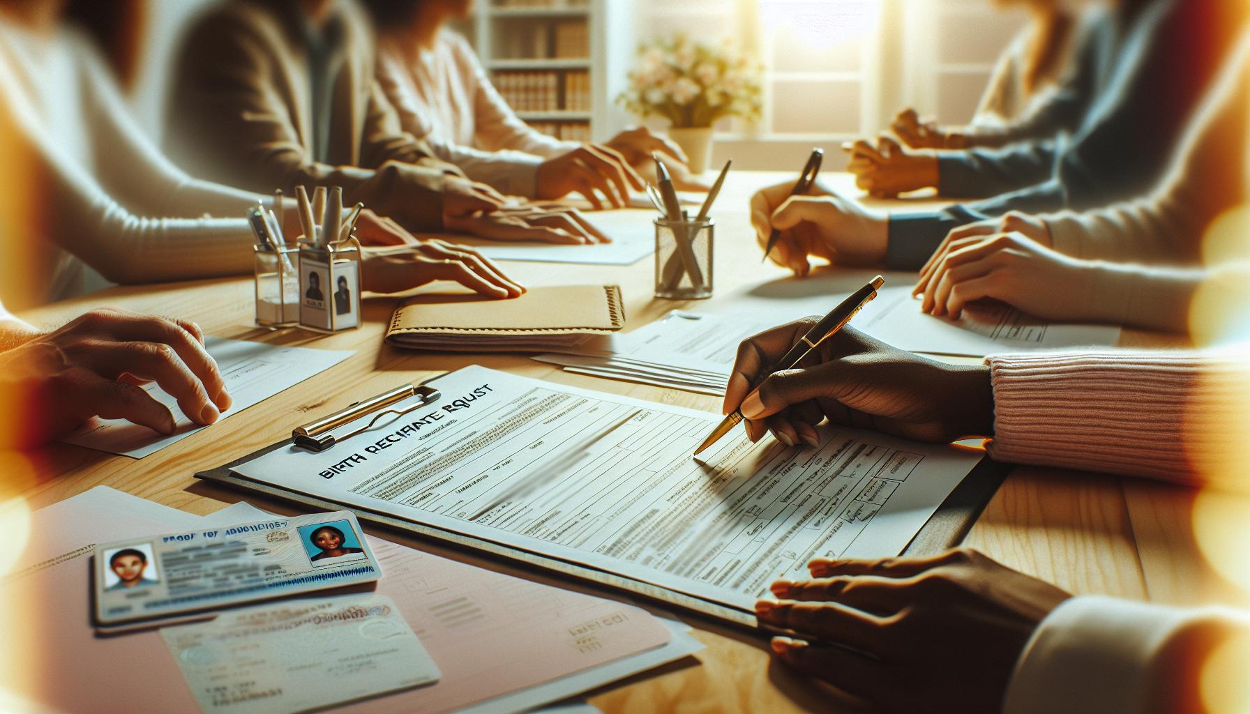 Required Documents for Birth Certificate Request