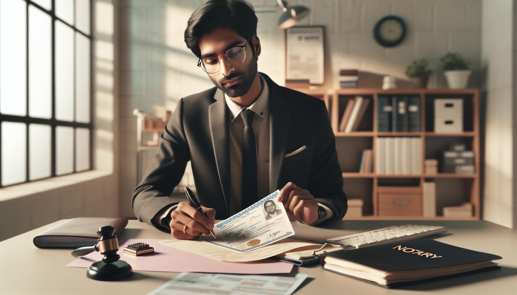 Documents Needed to Notarize Your Birth Certificate