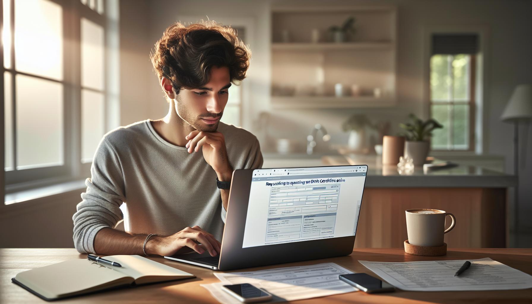 Step-by-Step Guide to Requesting Your Birth Certificate Online